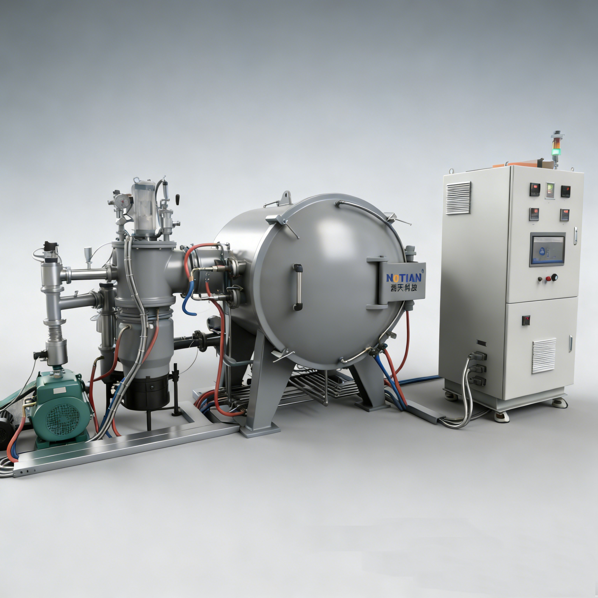 Precise Control Carbonization Furnace With 1600C Vacuum Batch ...