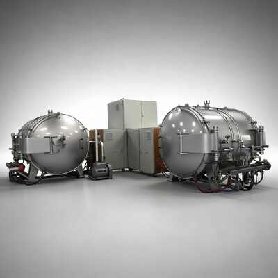 Customized Graphite Vacuum Furnace With N2 For Negative Electrode And Graphite Powder